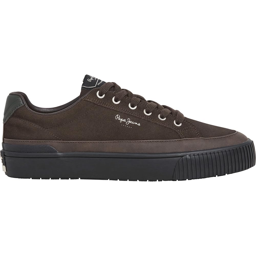 Pepe Jeans Men's Ben Evolution M Sneak, Brown (Chocolate Brown), 10