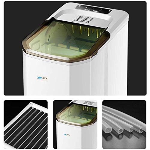 RaxinBang Ice Cube Fach Tragbare Automatische Haushalts- Und Gewerbliche Eismaschine Mit 10 Kg Volumen, Maschine for Die… – Bild 6