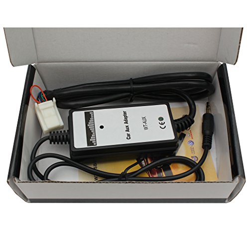 Auxillary Adapter,Yomikoo AUX Car MP3 Player Radio Interface AUX in Adapte 3.5mm Aux Interface for Toyota (6+6) Pin Connector 2005-2010 Camry 2005-2011 Corolla 2003-2010 RAV4 - Thumbnail 6