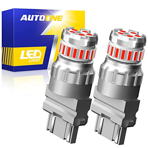 AUTOONE 3157 LED Bulbs Red LED Brake Tail Lights 3056 3156 3156A 3057 4057 4157 Light Bulbs