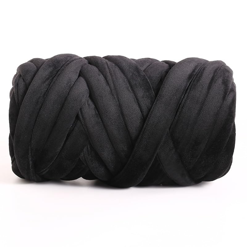 Chunky Chenille Yarn, Włóczka Jumbo Arm Knitting Yarn 1kg Multicolor(18)