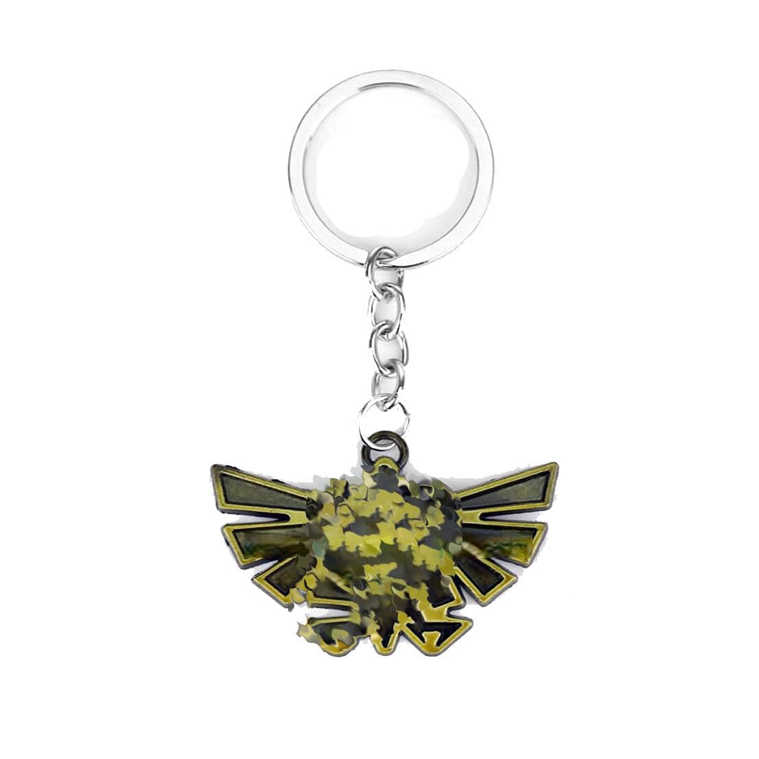 Feidiao Multicolor Link Keyring Metal Sign Enamel Zlda Keychain Zlda Shield Sign Keychain