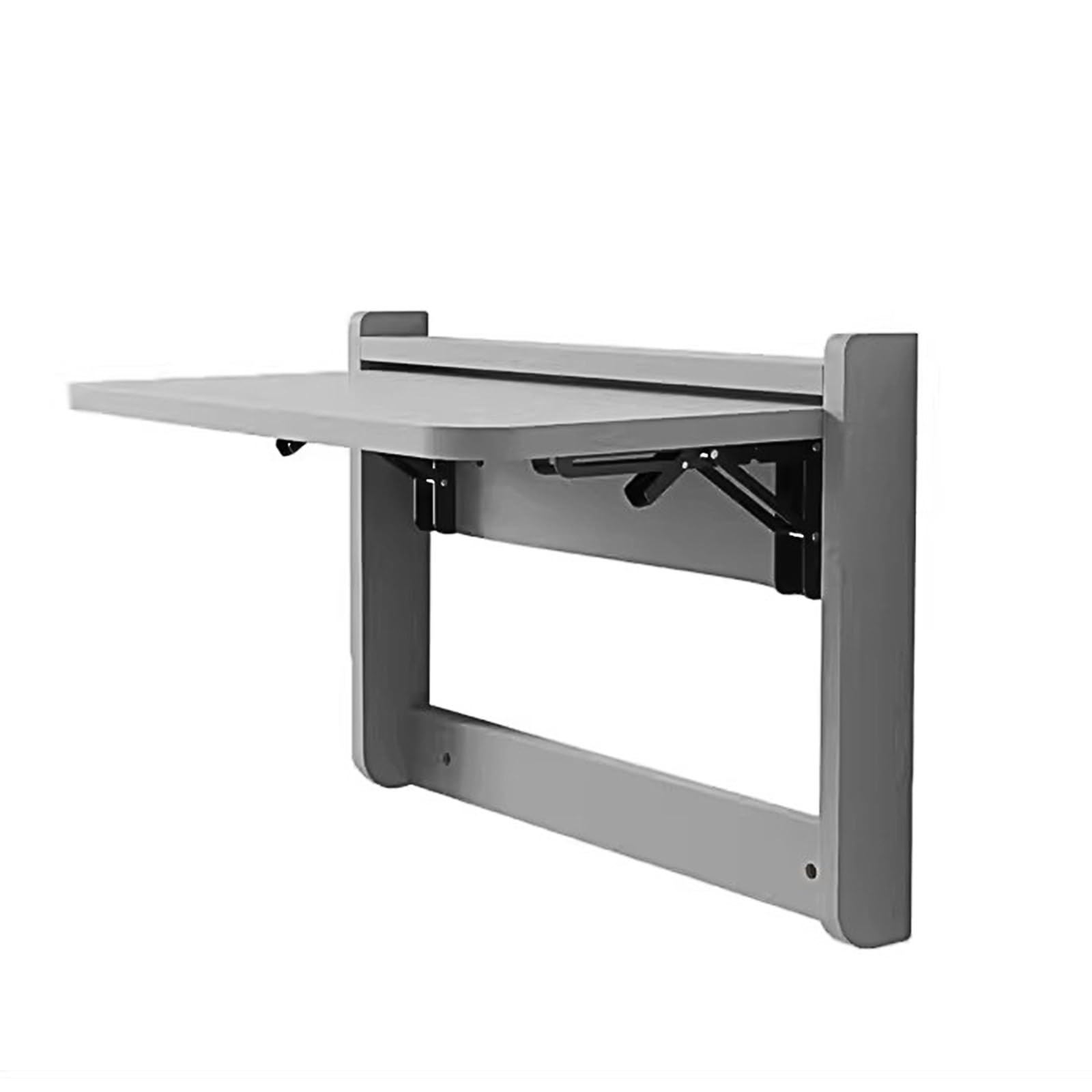 Tavolo pieghevole da parete, tavolo pieghevole da parete, scrivania da parete, scrivania sospesa funzionale per postazione di lavoro in ufficio domestico, lavanderia, cucina, sala da pranzo (colore: