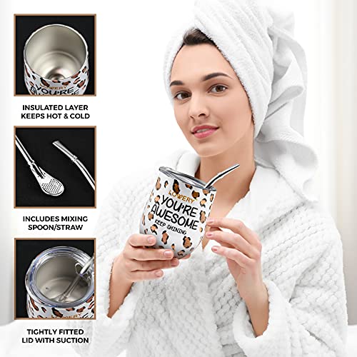 Christmas-At-Home-Spa-Kit-with-Honey-Almond-Scent-Bath-Gift-Basket-Vit-E-Rich-Bath-Essentials-Tumbler-Ear-Candles-Bath-Oil-Salts-Shower-Steamer-Organic-Lip-Balm-More-in-Leopard-Basket-21