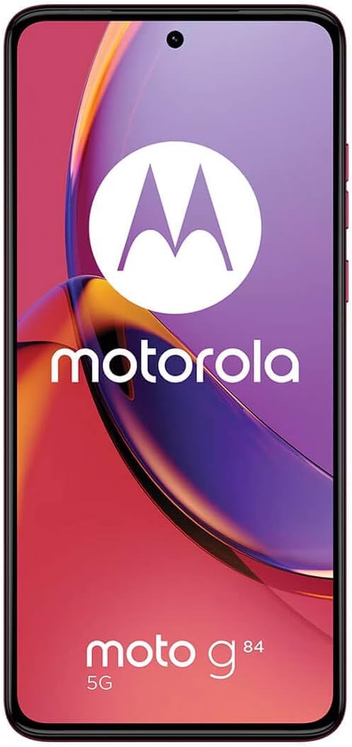 Motorola Moto G84 Dual-SIM 256GB ROM + 8GB RAM (GSM Only | No CDMA) Factory Unlocked 5G Smartphone (Viva Magenta) - International Version