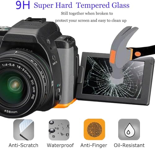 Image of M.G.R.J Tempered Glass Screen Protector for Fujifilm X-S20 XS20 Mirrorless Camera (Transparent)