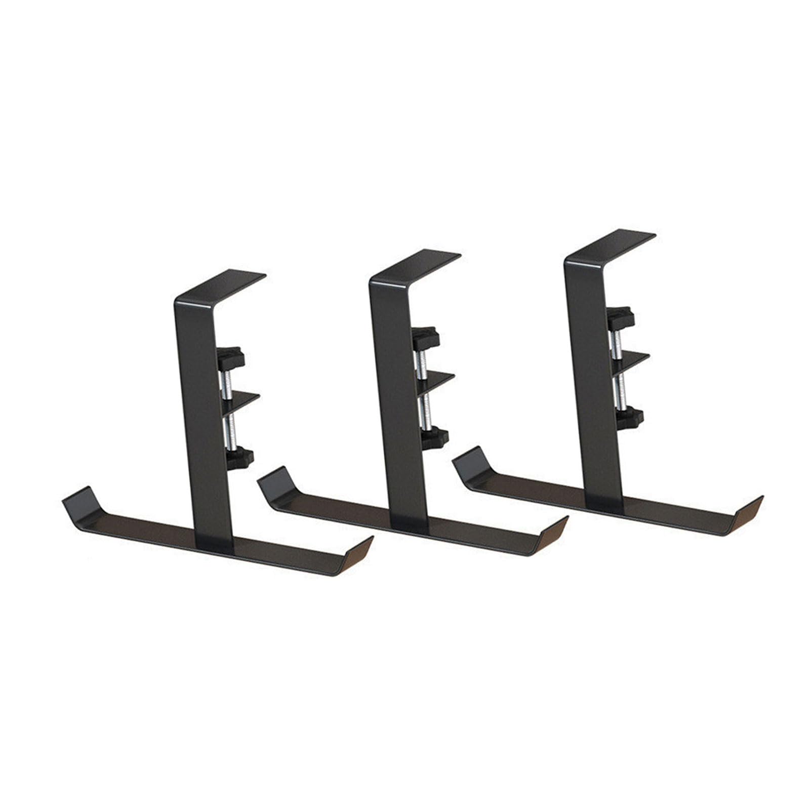 Qsvbeeqj Black Practical Under Desk Hook Efficient Under Desk Hook Practical Hanger For A Clean And Organized Environment