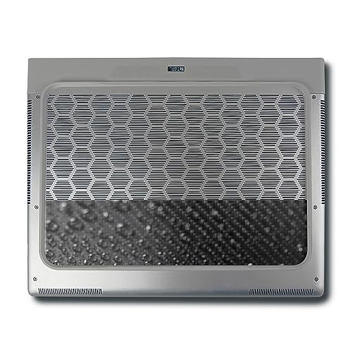 Image of MightySkins Carbon Fiber Skin Compatible with Alienware X16 R1 (2023) Full Wrap Kit - Dewdrop | Protective, Durable Textured Carbon Fiber Finish | Easy to Apply & Change Styles | Made in The USA