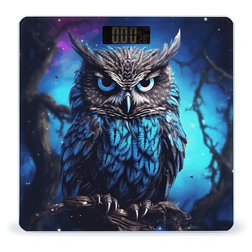 Balanza Digital Compacta Blue Owl para Baño y Uso Personal miniatura 1