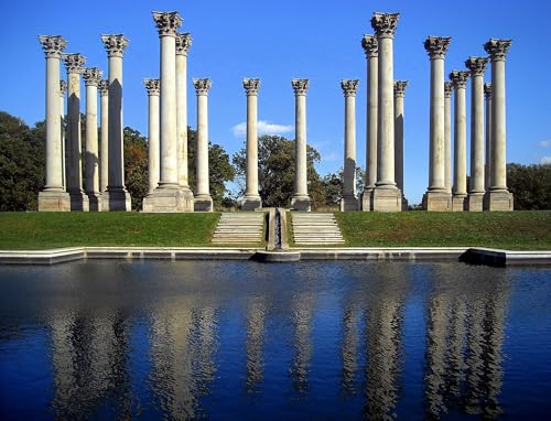 History Galore 12"x18" Gallery Poster, National Capitol Columns at the National Arboretum in 2008