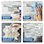 MOFIT Backsplash Tile for Kitchen Peel and Stick Stone Matte Finish,Bathroom Tiles Stickers 3D Wall Panel Linear Mosaic Marble Backsplash Waterproof(10sheets,Blue Green Gray)