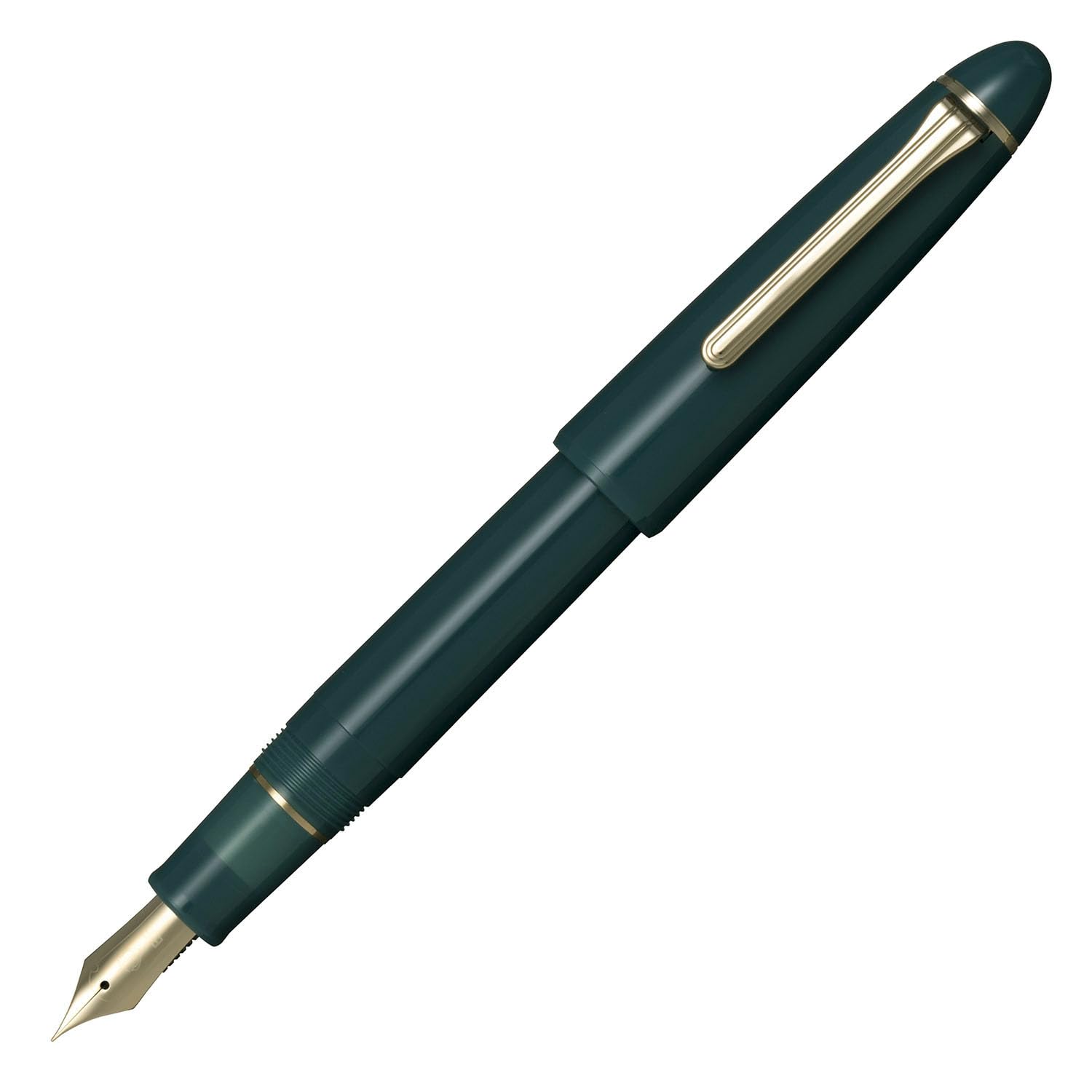 Sailor Fountain Pen Profit Casual L Gold Trim Clear Green Medium Point Domestic 11-0820-460 : Office Products