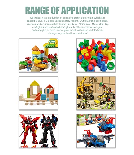 Craft,Model Glue, Glue for Model, Instantly Strong Adhesive for DIY Craft, Model, Miniature, Scrapbooking, Card Making, Photo, Toy, Decor, Crystal, Dries Clear, Wrinkle Resistant, Crack Resistant - Image 2