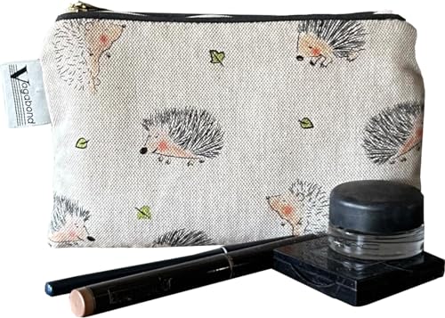 Hoggy Cosmetic Bag, Natural, 18cm x 12.5cm x 1.5cm - Image 3