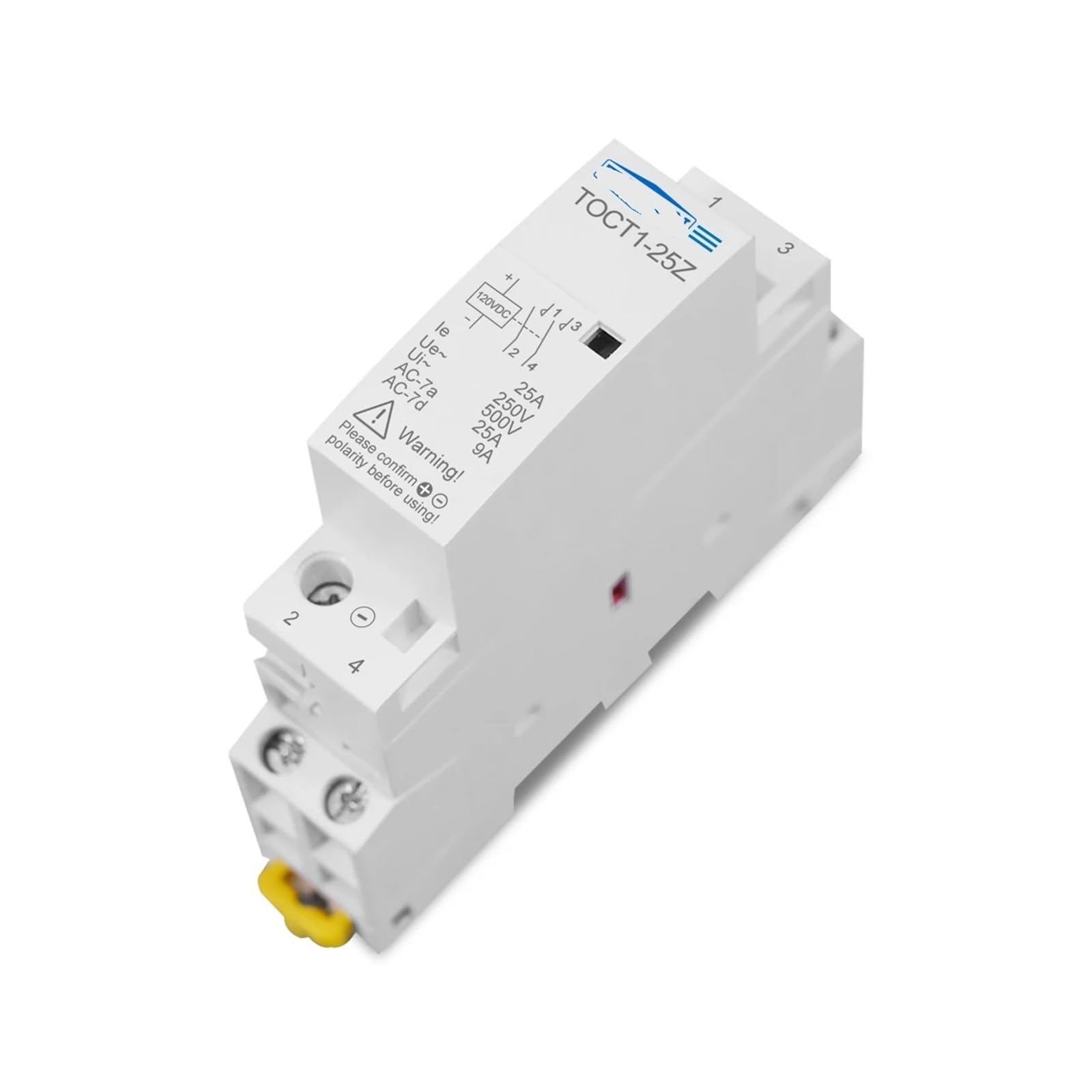Contacteur modulaire TOCT1 2P pour sécuriser les circuits électriques 25A - 2