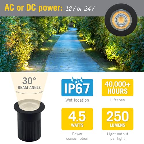 Image of Armacost Lighting 4.5W Inground Well LED Landscape Light - Soft White 3000K (401000)
