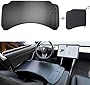 COTAZA Car Laptop Desk for Tesla Model 3 Model Y, Carbon Fiber Tray,Steering Wheel Eating Table, Car Travel Table for Tesla Model Y Model 3 Accessories