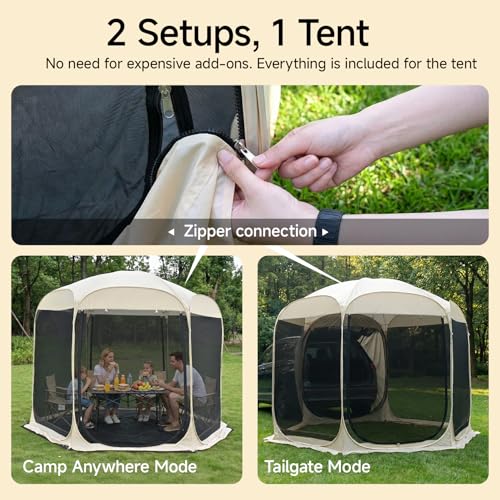 Alvantor 5 Person Pop Up SUV Tent