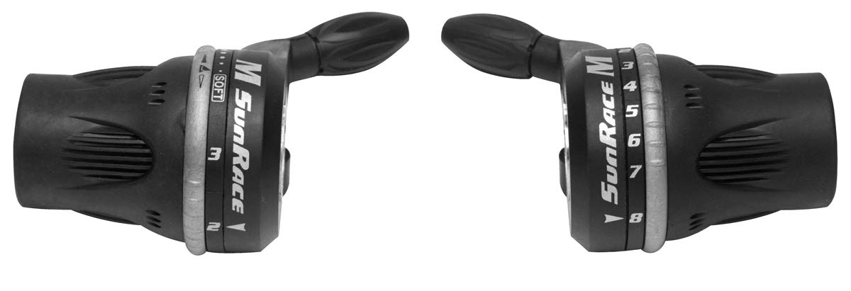 Sunrace Twist Shifter 5V avec Clickbox Adaptable sur Sram S5 - Le