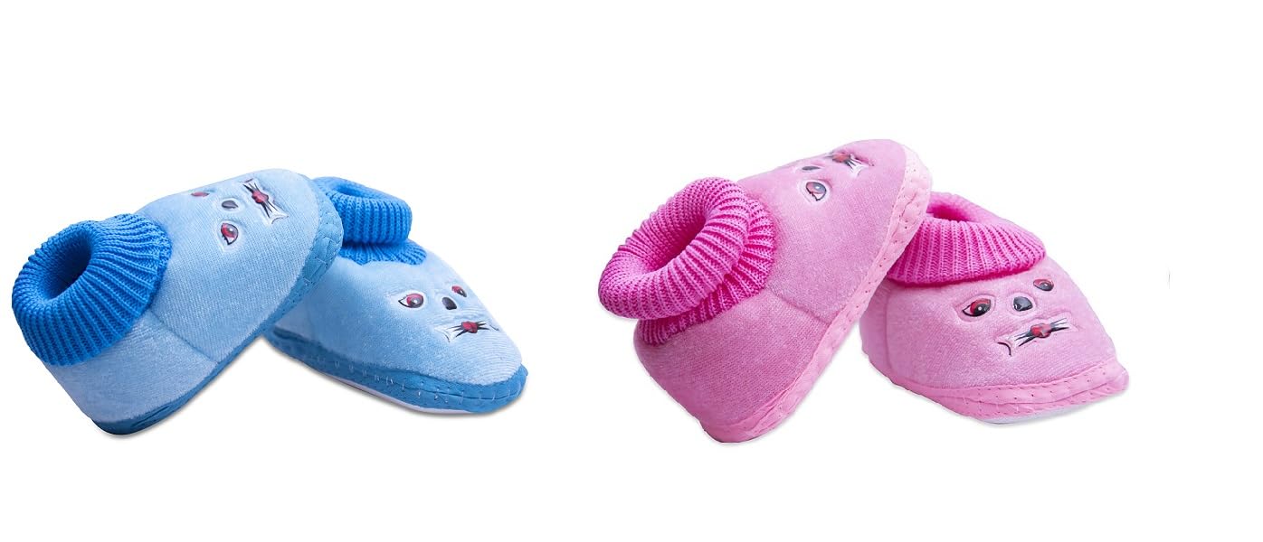 The Deal Baby Girl and Baby Boy Soft Cotton Ankle Length with Animal Print oft & Comfortable Base Booties/Socks Shoes Pack Of 2 (0-9 Month) (B0CLLDWFD5) Amazon Price History, Amazon Price Tracker