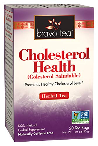 Bravo Tea Cholesterol Health Herbal Tea Caffeine Free, 20 Tea Bag...