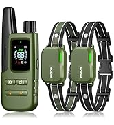 Jugbow Dog Shock Collar 2 Dogs (10-120Lbs) - 4200FT Dog Training Collar with Remote Waterproof La...