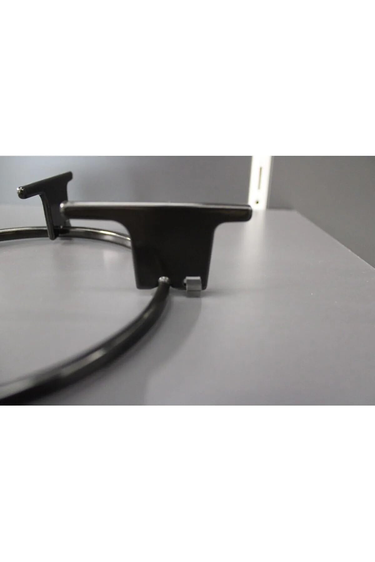 Cook-Lab 4 Ad Bosch Vestel Uyumlu Emayeli Cam Ocak Izgarası (Çember Çapi 16,5 - Bacaktan Bacağa 23,5 Cm) Siyah