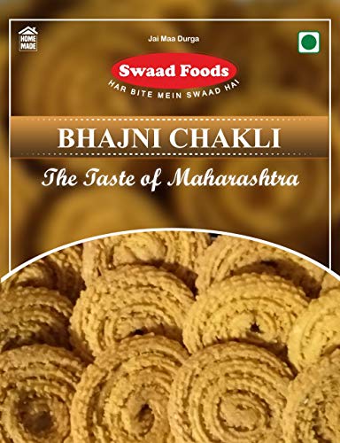 Swaad Foods – Bhajni Chakli – The Taste of Maharashtra | 500gm (450gm + 50gm Extra) | Fresh & Crispy | Ready to eat…