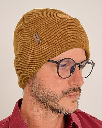 Image of FURTALK Unisex Cuffed Beanie Thick Double Knit Winter Skull Cap | Double-Layer Warmth, Ultra-Soft Itch-Free Knit, Snug No-Slip Fit, Essential Gear for Winter Jogging & Outdoor Sports
