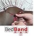 Bed Band The Original Adjustable Fastener/Holder/Strap/Suspender/Gripper for Your Sheets (2 Pack - Black)