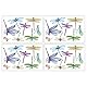 FEZ 8 PCS fensterdeko fensterbilder fensterbilder frühling fensterbilder selbstklebend fensterfolie Motiv Fenster deko fensteraufkleber fenstersticker frühling deko fensterdeko frühling