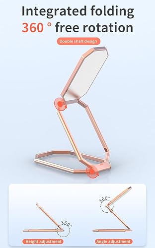 Miniatura 3 de Soporte de anillo para teléfono, soporte plegable para teléfono celular, rotación de 360, soporte de agarre de anillo de metal para montaje