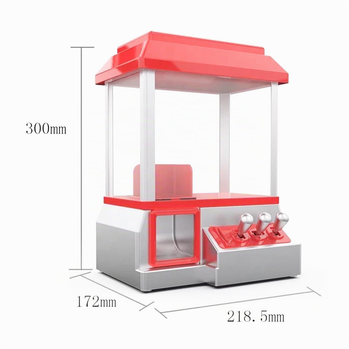 Minimáquina de Arcade de Caramelos con Forma de Garra para Dulces, muñecos pequeños, dispensador de Dulces con premios de Juego y 24 Monedas