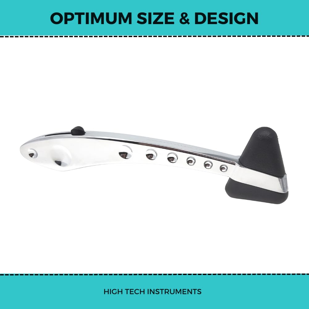 Reflex Hammer Taylor Medical Ergonómico con filamento retráctil neurológico utilizado por médicos, enfermeras, EMS, estudiantes de medicina, hecho de acero inoxidable