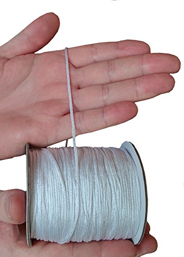 image for Davos Premium Cords White Nylon Braided Cord Extra Strong Multi-Purpos