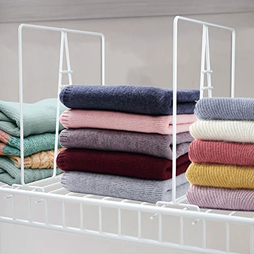 Erytlly Shelf Dividers Closet Shelf Dividers Closet Wire Shelf Dividers Wire Closet Shelf Dividers Separator Steel Organizers Closet Organizer #TOP6