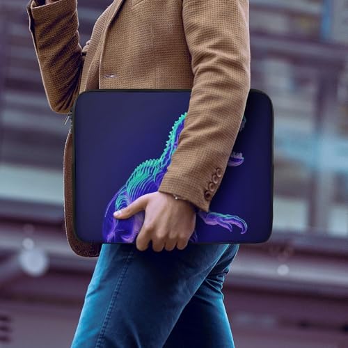 Funda portátil para laptop estilo dinosaurio verde miniatura 6