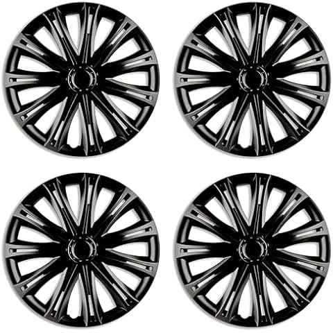 Versaco SPARKBLK15 Black Wheel Trims Set Cover