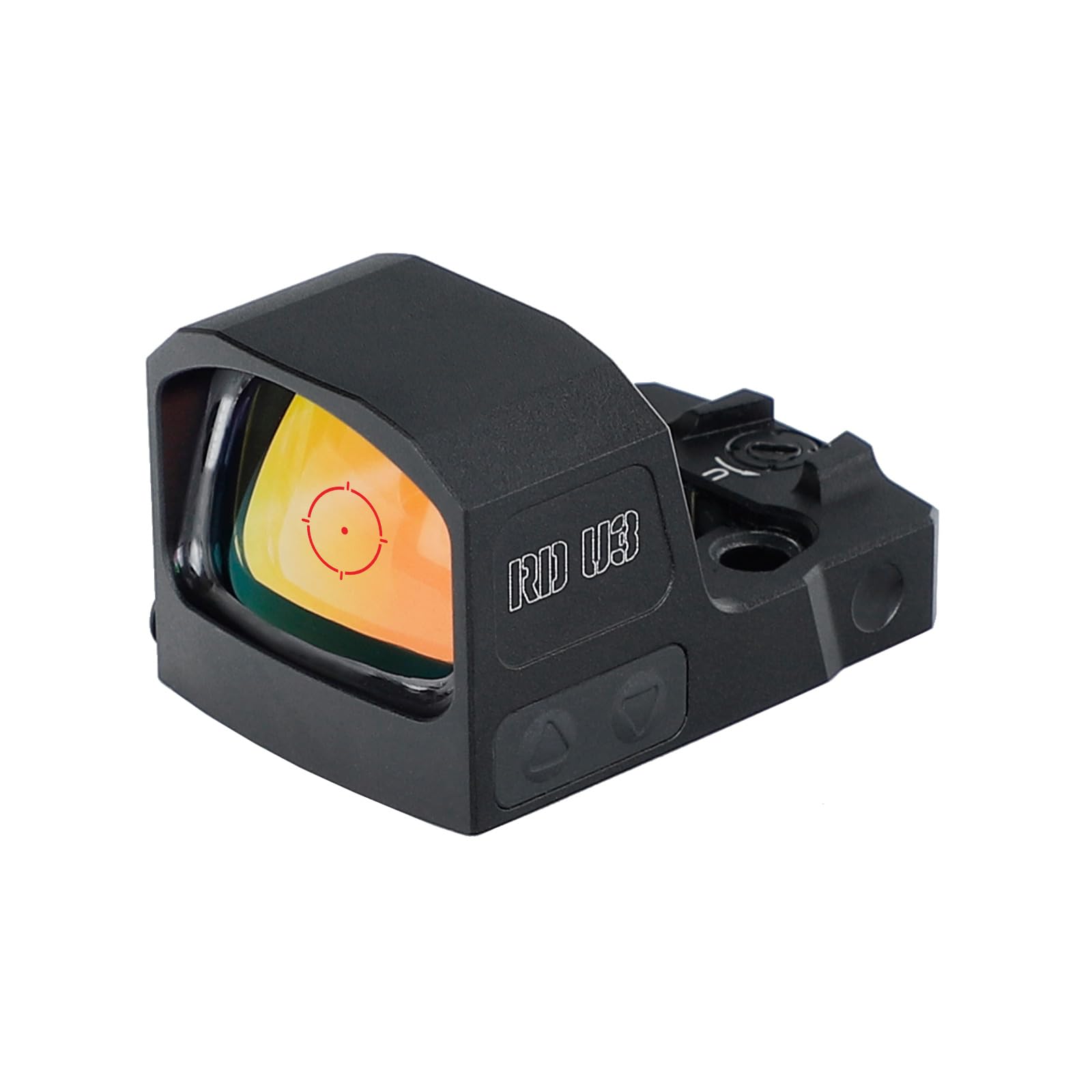 ohhunt RD U3MR Multi-Reticle Micro Red Dot Sight Compatible with RMSc Footprint and Picatinny Mount Shake Awake Red Dot Sight
