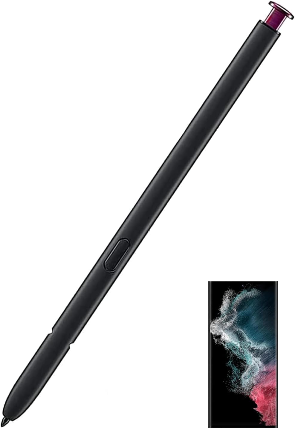 Galaxy S22 Ultra S Pen de Rechange pour Samsung Galaxy S22 Ultra S Pen Stylus PS908BQE Stylet(Rouge)