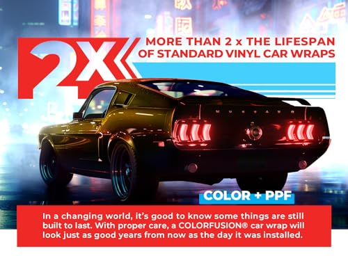 Image of ColorFusion PPF by VViViD, Gloss Midnight Sun Dry Apply PPF Vinyl Car Wrap Roll 1.3ft x 5ft
