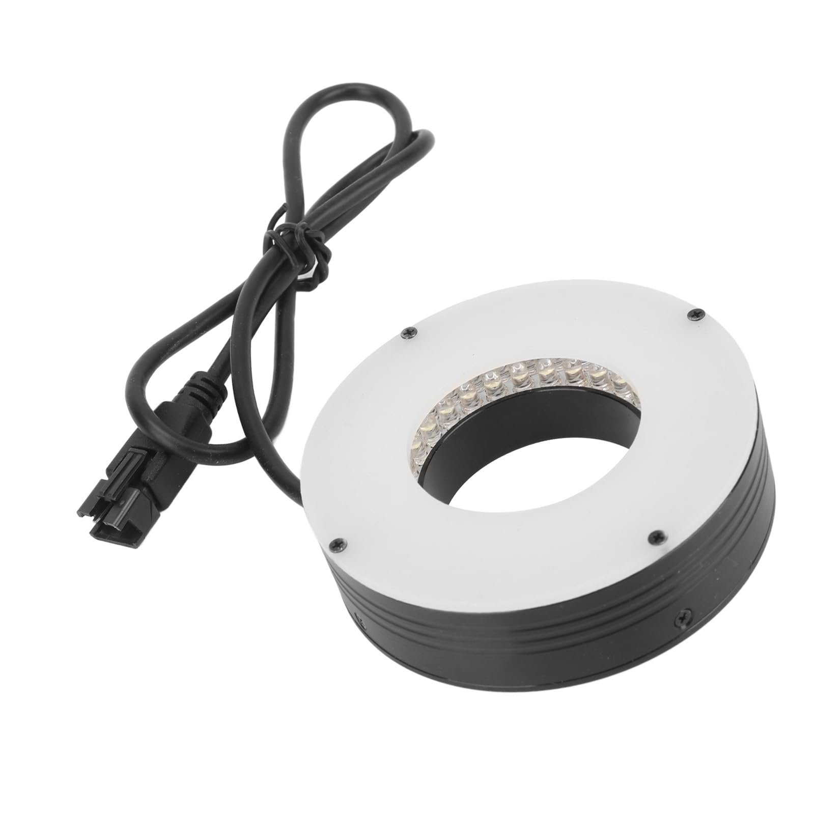 Anillo de Luz para Microscopio, Fuente de Luz de Anillo LED para Microscopio Alto Brillo para Tornos Pequeños