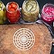 Gatuida 5Stücke Teiliges Gärungsset mit Gemüsepressgestell Multifunktionale Einmachgewichte für Fermentierung Einlegen für Kimchi Gurken Langlebig Einfach