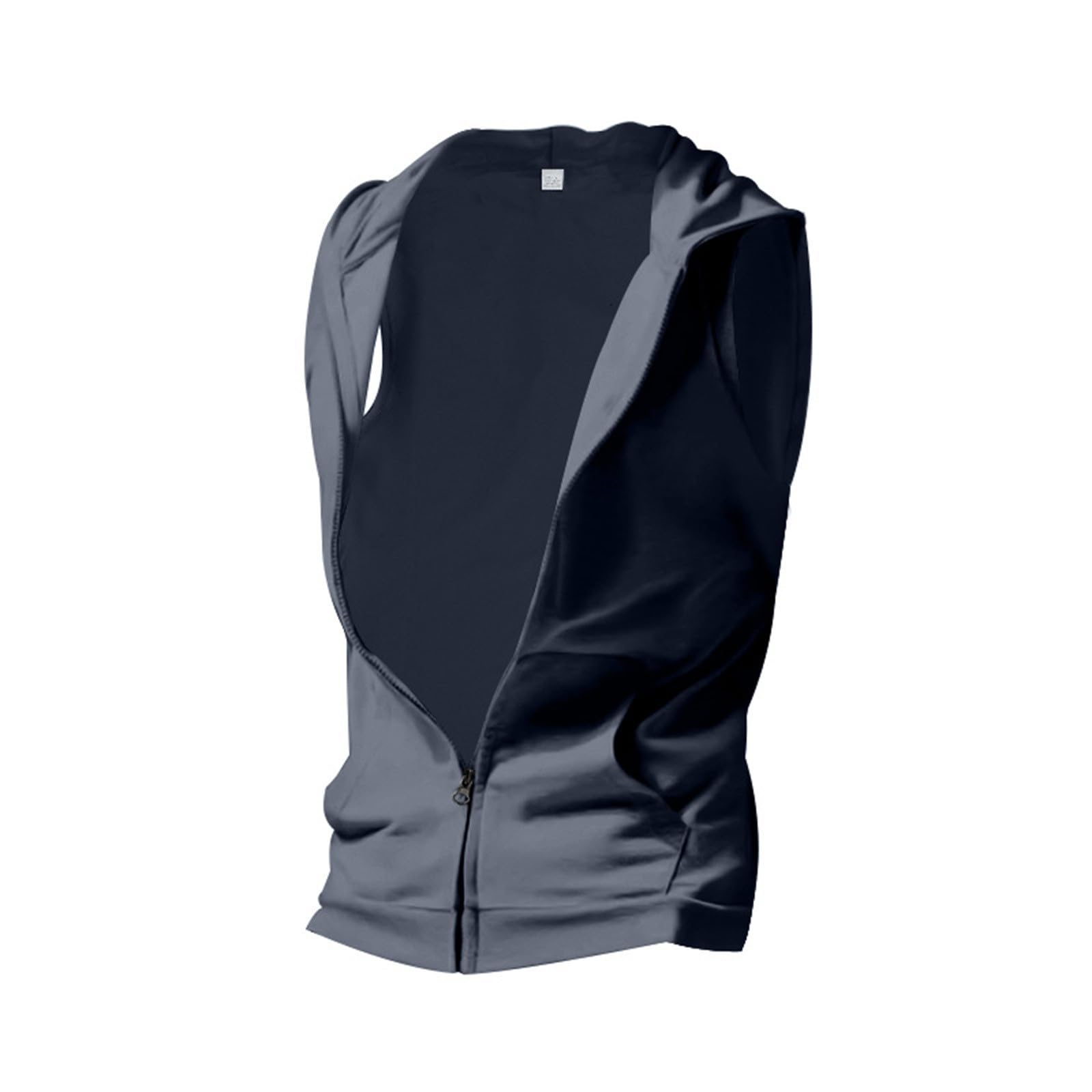 Conjunto de chándal para hombre de dos piezas, chándal de fitness con bolsillo, sin mangas, capucha, camisetas de tirantes y pantalones cortos, conjunto de pantalones deportivos, traje