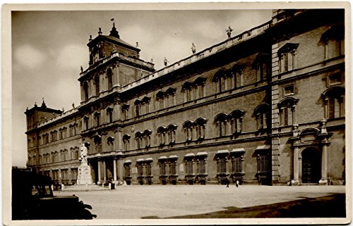 Primi '900 Modena Scuola Militare Facciata Esterna Auto D'Epoca FP B/N ANIM Cartolina Postale