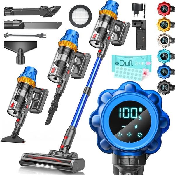 KESSER® Akku Staubsauger kabellos bis 70 Min....