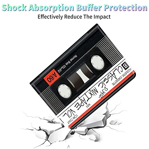 Rossy Case For All-New Kindle Fire Hd 10 & 10 Plus Tablet (11Th Generation, 2021 Release) 10.1" - Slim Pu Leather Multi-Angle Adjustable Stand Smart Cover With Auto Wake/Sleep,Retro Audio Cassette #TOP3