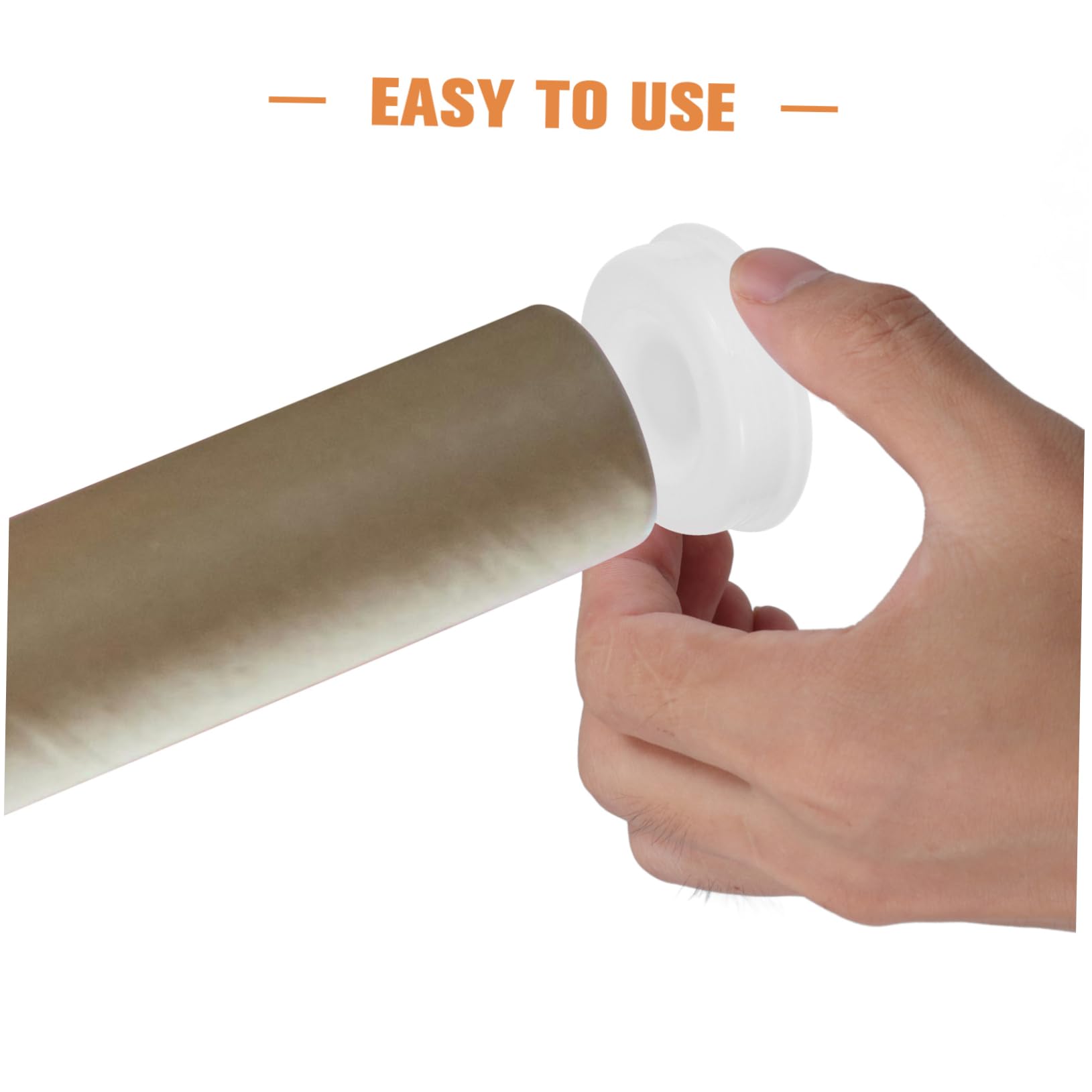 OUNONA 20pcs Mailing Tube End Caps Multi-function Round Caps Convenient Round Plug Caps Painting Paper Tube Cap Round End Caps Tube Caps Plug Caps Small Round End Plugs Plastic White