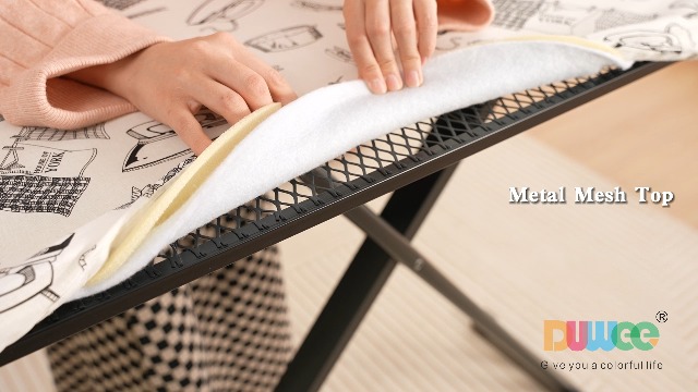 Asse Da Stiro Deluxe Duwee 116x45 Cm – Altezza Regolabile E Poggiaferro Anti-Calore