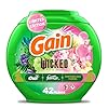 Gain Flings! Wicked: For Good Limited Edition Laundry Detergent Pacs, 42 Count, Fantabulous Floral Scent, 3 in 1 HE Detergent Pacs with Oxi Boost and Febreeze